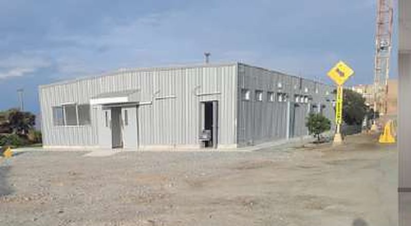 Electrical substation building